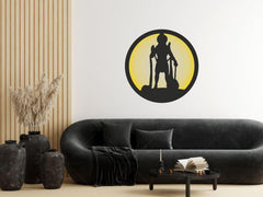 Hanuman Ji LED Wall Decor MDF Wood Backlit Wall Art With LED Light For Living Room