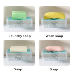 Roller Soap Holder, Easy Cloth Plastic Washing Soap Roller, Dispenser Case with Lid Having Roller Viral Soap Roller