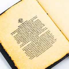 Vintage Leather Journal Diary with Quote Print