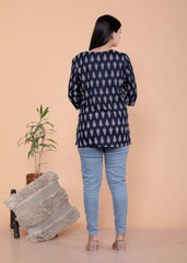 Women's Short Kurti Tops for Jeans | Stylish Rayon Kurta for Girls | Trendy Ethnic Short Kurta for Daily & Office Wear PR10