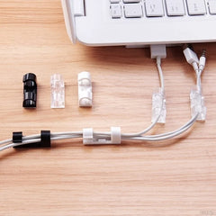 20 Pcs Cord Wire Cable Plastic Clips