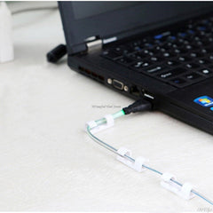 20 Pcs Cord Wire Cable Plastic Clips