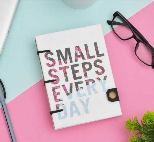 Handmade Printed Cardboard Journal Diary with Buckle Lock Unruled 200 Pages Notepad Personal Diaries for Men and Women -1