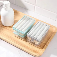 Roller Soap Holder, Easy Cloth Plastic Washing Soap Roller, Dispenser Case with Lid Having Roller Viral Soap Roller