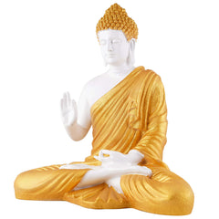 Gautam Buddha Statue Showpiece Idol Figurine for Feng Sui, Vastu, Home Decor, Office, Diwali, Gifting, Living Room, Bedroom, Study Table -27