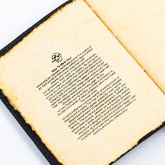 Vintage Leather Bound Diary with Mother of Earth Print