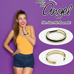 1 Pc - 2 in 1 Wearable Hair Tie and Bracelet for Women (Random)