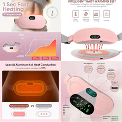Period Cramp Relief Massager With Heating Pad For Back Pain Cramp free- Period Cramp Relief Heater & Massager