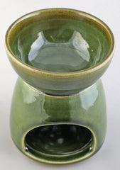Olive Green Ceramic Diffuser – Handcrafted Serenity for Your Space