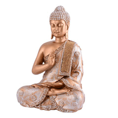 Gautam Buddha Statue Showpiece Idol Figurine for Feng Sui, Vastu, Home Decor, Office, Diwali, Gifting, Living Room, Bedroom, Study Table -27