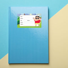 Shin-chan Customised School Book Stickers - Pack of 24 Name Labels