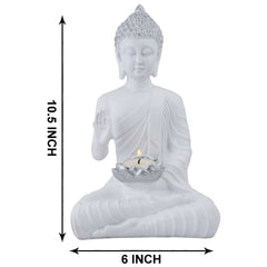 Gautam Buddha Statue Showpiece Idol Figurine for Feng Sui, Vastu, Home Decor, Office, Diwali, Gifting, Living Room, Bedroom, Study Table -27