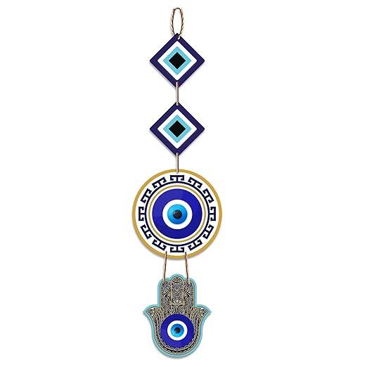 Attractive Design Wooden Wall Hanging For Home Decor | Hamsa Hand Decoration Livingroom | Modern Artwork Item | Mdf Door Entrance Decorative Hanging (WH_8509N)
