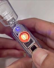 COB Torch Waterproof Lighter Dual ARC Work Lights Windproof Rechargeable Mini Lighters Lamp Outdoor Camping Supplies