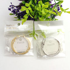 Big Shimmer Hoops (Random Color)