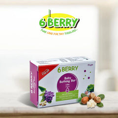 3 Pcs 6Berry Brand Baby & Kids Soap 75G (Random Fragrances)