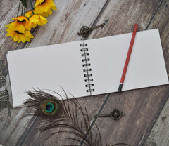 SHITAL CRAFTS Handmade Classic Krishna Printed Cardboard Writing sketching Diary for Different Purposes