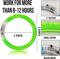 LED Bracelets – Light-Up Party Favors for Birthday, Wedding & Festivals (1 Pack)