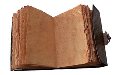 Genuine Leather Diary | Vintage Handmade Leather Journal | Premium Antique String Closure | 200 Handmade Deckle Edge Antique Pages -1