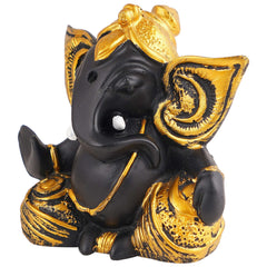 Ganesha Statue Showpiece Idol Shriganesh Bhagwan Murti / Home, Office Decor / Car Dashboard Ganpati / Lord Vinayaka Statue God of Luck & Success Sculpture / Gift Items -05