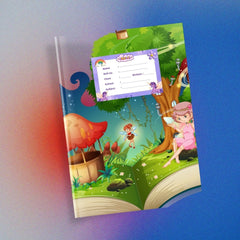 Customized Name Sticker for School Books & Copys, 24 Labels