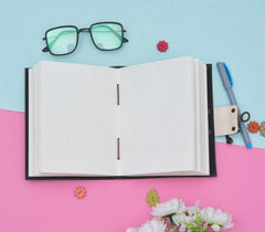 Leather Journal Diary with metal lock vintage Journal handmade 200 pages white unruled|travel Diary|personal journal -1