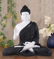 Gautam Buddha Statue Showpiece Idol Figurine for Feng Sui, Vastu, Home Decor, Office, Diwali, Gifting, Living Room, Bedroom, Study Table -27