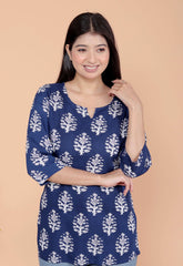 Women's Short Kurti Tops for Jeans | Stylish Rayon Kurta for Girls | Trendy Ethnic Short Kurta for Daily & Office Wear PR22