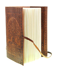 Leather Journal Diary with Premium Antique String Closure vintage Journal handmade 200 pages white unruled|travel Diary|personal journal -9