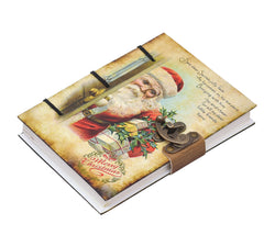 Handmade Printed Cardboard Journal Diary with Buckle Lock Unruled 200 Pages Notepad Personal Diaries for Men and Women -1