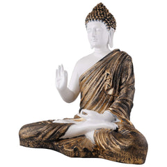 Gautam Buddha Statue Showpiece Idol Figurine for Feng Sui, Vastu, Home Decor, Office, Diwali, Gifting, Living Room, Bedroom, Study Table -27