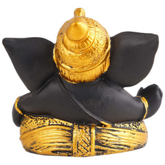 Ganesha Statue Showpiece Idol Shriganesh Bhagwan Murti / Home, Office Decor / Car Dashboard Ganpati / Lord Vinayaka Statue God of Luck & Success Sculpture / Gift Items -05