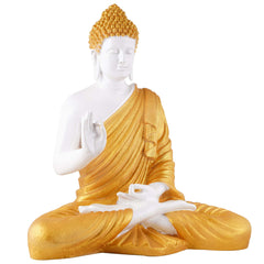 Gautam Buddha Statue Showpiece Idol Figurine for Feng Sui, Vastu, Home Decor, Office, Diwali, Gifting, Living Room, Bedroom, Study Table -27
