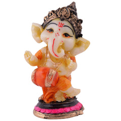 Ganesha Statue Showpiece Idol Shriganesh Bhagwan Murti / Home, Office Decor / Car Dashboard Ganpati / Lord Vinayaka Statue God of Luck & Success Sculpture / Gift Items -05