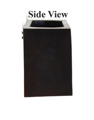 Premium Dark Color Walnut Wood Wall Mounted Mini Bar Shelf