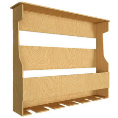 Premium Quality Decorative Backlit MDF Mini Bar Shelf in Light Oak Finish