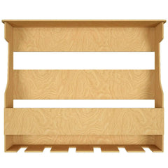 Premium High Quality Backlit Design Bar Wall Shelf / Mini Bar Shelf in Light Oak Finish