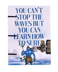 Handmade Printed Cardboard Journal Diary with Buckle Lock Unruled 200 Pages Notepad Personal Diaries for Men and Women -1