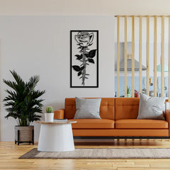 Beautiful Big Rose Metal Wall Art