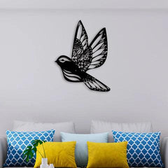Beautiful Flying Bird Metal Wall Art