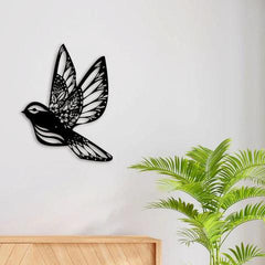 Beautiful Flying Bird Metal Wall Art