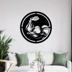 Bigger Biceps Metal Wall Art