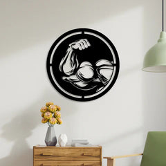 Bigger Biceps Metal Wall Art