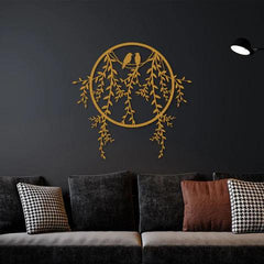 Bird Sitting Metal Wall Art