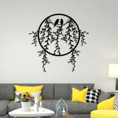 Bird Sitting Metal Wall Art