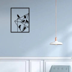 Bird Talking Metal Wall Art