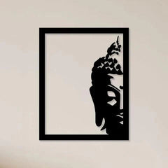 Buddha Face Metal Wall Art