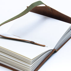 Vintage Leather Journal Diary with Belt