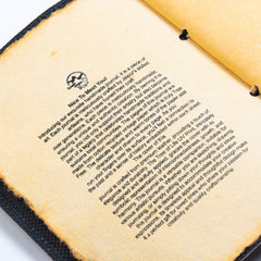 Vintage Leather Journal Dairy - Unruled Notebook Diary for Traveler with Mother of Earth Print