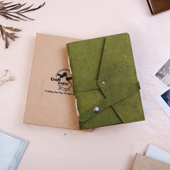 Vintage Leather Journal Diary with Belt